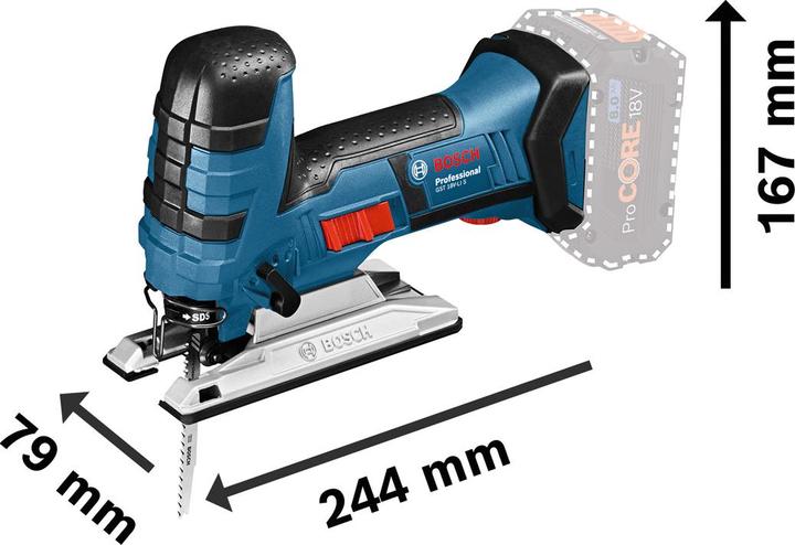 Actual product image Bosch Professional GST 18V-Li S