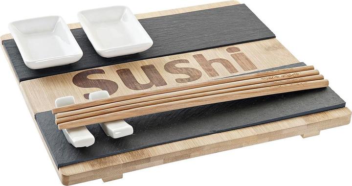 Produktbild Natura Punto Sushi Brett Holz und Schiefer (8 Stück)