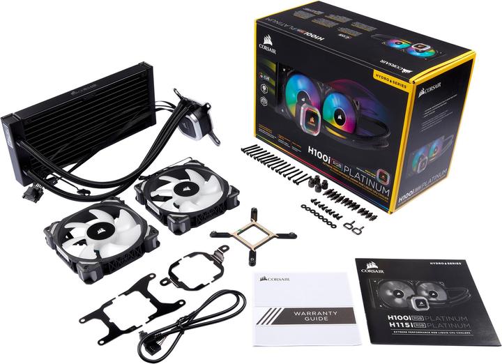 Image du produit Corsair H100i RGB Platine