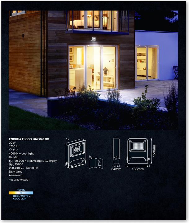 Produktbild Ledvance Endura Flood (1700 lm, IP65)