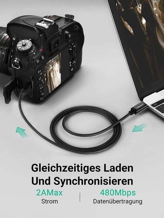 Immagine prodotto Ugreen USB-C – Mini USB (1 m, USB 2.0)