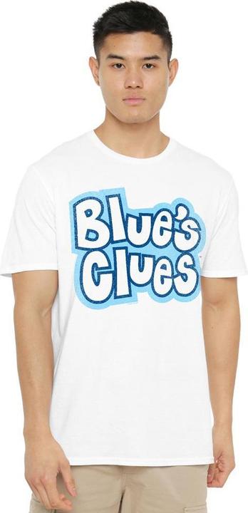 Actual product image Blue´s Clues Mens Vintage Logo T-Shirt (XXL)