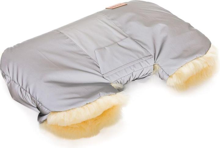 Produktbild Fillikid Fusssäcke für Kinderwagen & Buggys Lammfell-Handwärmer Nyby Reflect mit reflektierendem