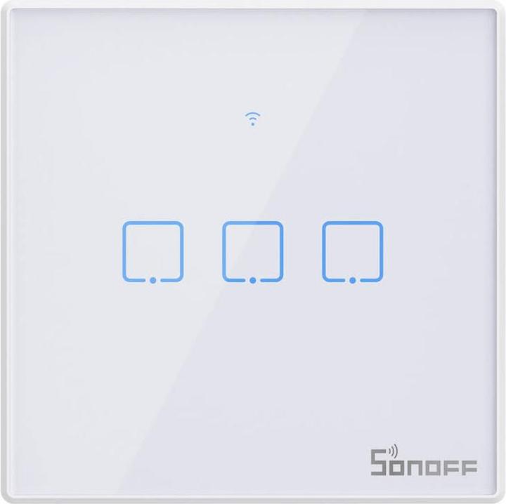 Produktbild Sonoff Smart Switch WiFi + RF 433 T2 EU TX (3-channel) updated