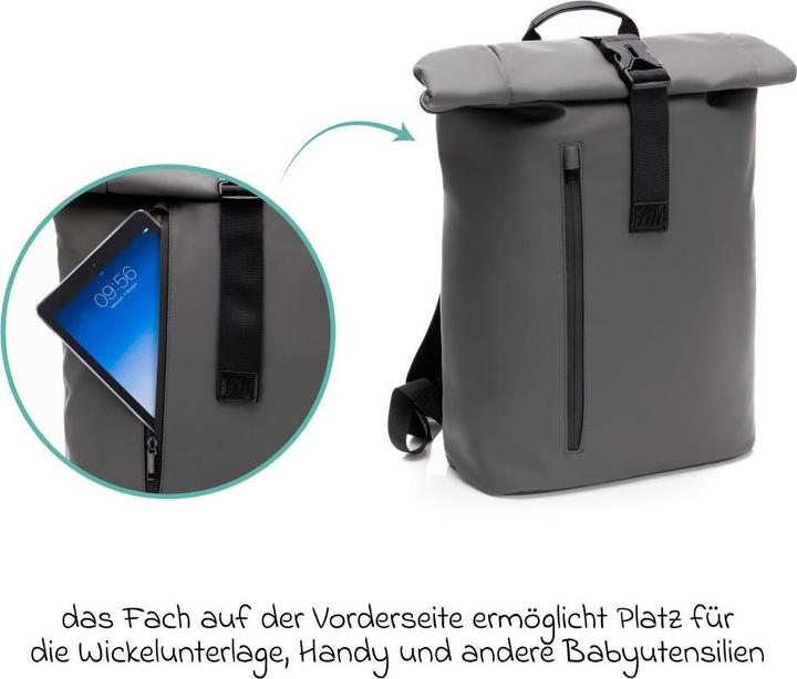 Actual product image Fillikid Oslo changing rucksack