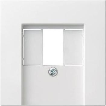 Produktbild Gira System 55 Abdeckung für TAE-Anschlussdose *reinweiss seidenmatt*