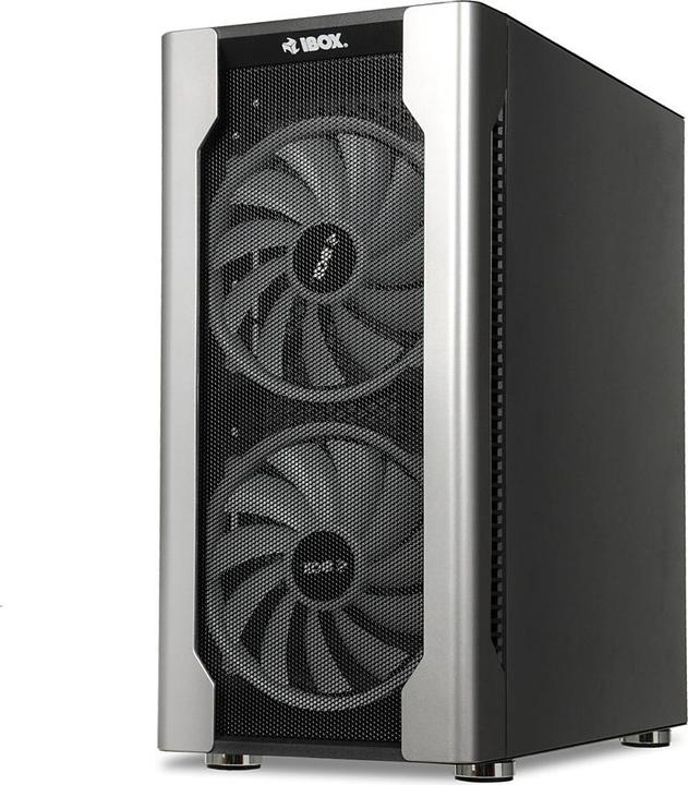 Actual product image iBox Enclosure I-Box Chiron Zh68 Gaming (Mini-ITX, mATX, ATX)
