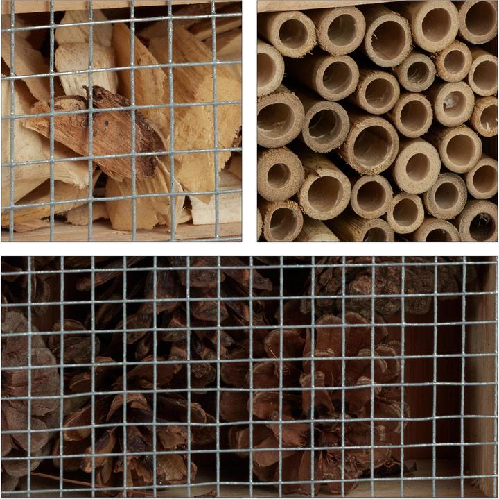 Productafbeelding Relaxdays Insectenhotel (Bij, Graafwespen, Kantenvleugel, Vlinders)