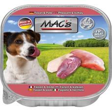 Image du produit MAC's DOG Fasan & Pute (Adulte, 11 pcs, 150 g)