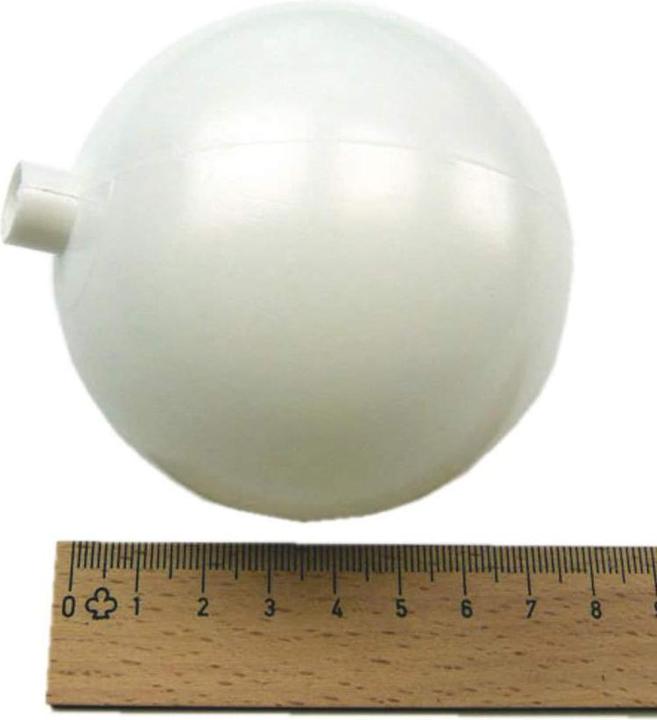 trendmarkt24 Palline di plastica bianche da 7 cm, 3 pezzi Palla da giardino Palla decorativa da disegnare
