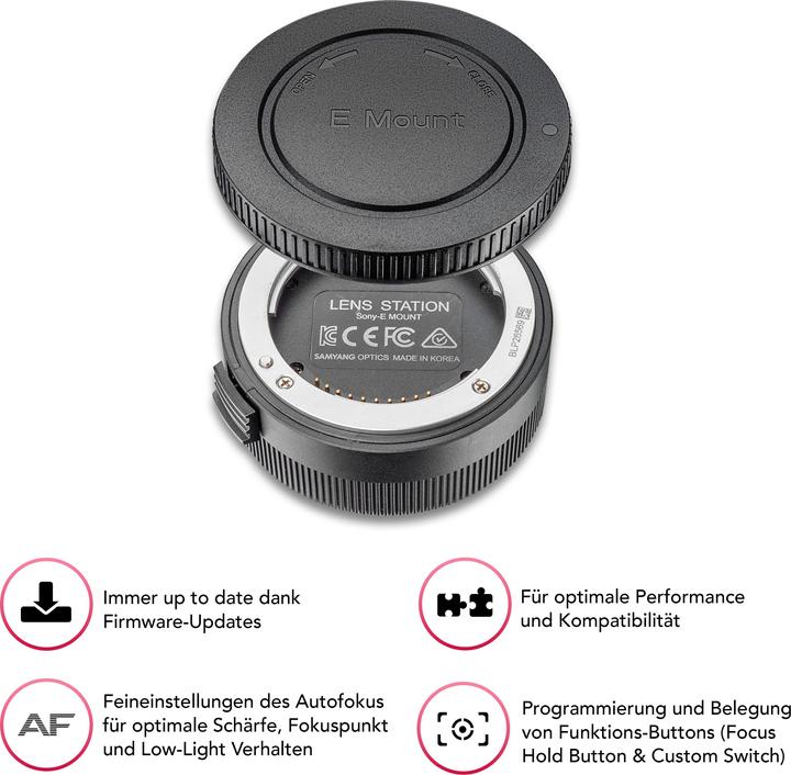 Actual product image Wiltec F1,8 (Sony E, full size, APS-C / DX)