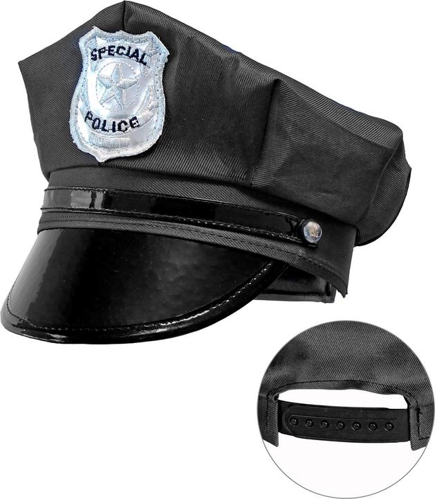 Actual product image Widmann POLIZEIMÜTZE Grössenverstellbar