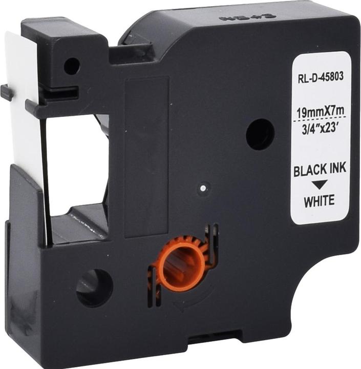 Neutral DYMO D1 19mm SCHWARZ-WEISS S0720830/45803 Schriftband 7m (1.90 cm, Schwarz)
