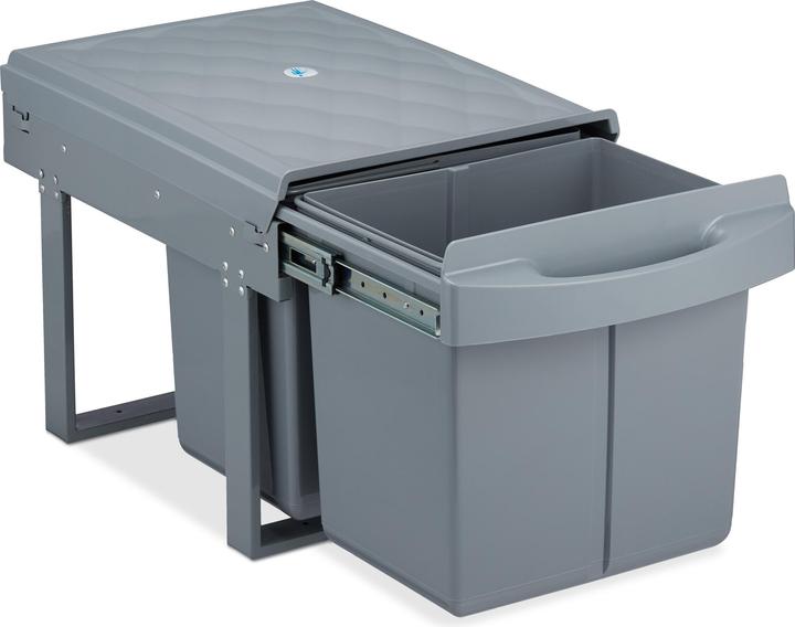 Image du produit Relaxdays Poubelle-encastrable (15 l)