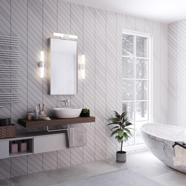 Image du produit Nordlux Helva Basic, applique murale double,blanc (900 lm)
