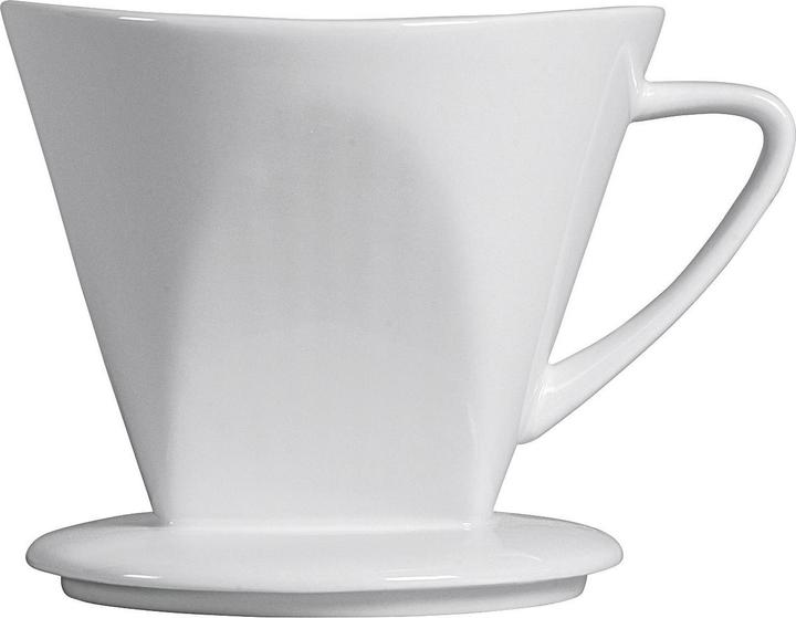 Actual product image Orion group Coffee filter 1 x 4 porcelain dishwasher safe 1 - hole 11.5cm Ø13cm white (6 l)