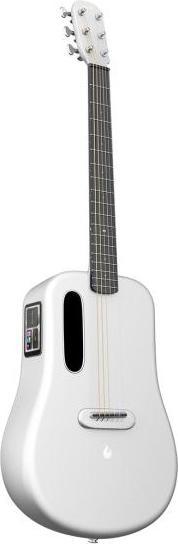 Actual product image Lava Music Me 3 Guitar 36 Inch With Spacebag White (Acoustic guitar, Carbon, HPL (High-Pressure Laminate), Super AirSonic carbon fibre)