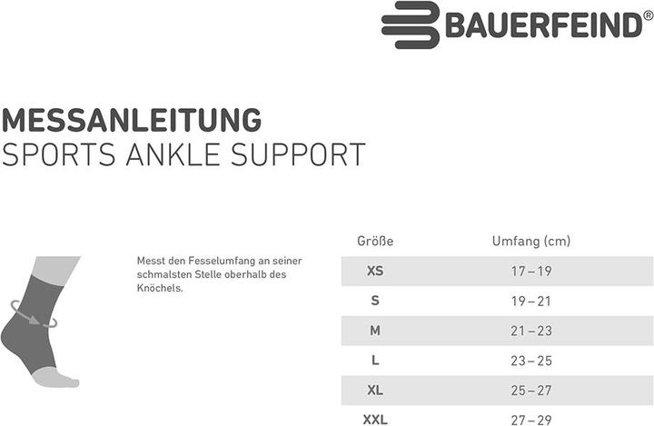 Actual product image Bauerfeind Sports Ankle Support (Right) (M)