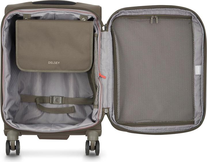 Image du produit Delsey Helium DLX Expandable -Batterie alcaline, moka (43 l, Bagage à main (jusqu'à 50l))