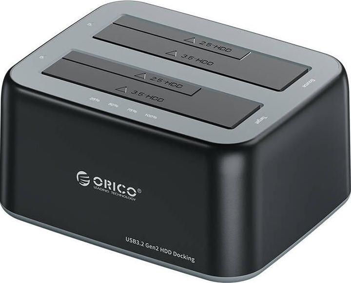 Immagine prodotto Orico docking station per HDD / SSD da 2,5" / 3,5", 5Gbps, da USB-A a USB-B con funzione di clonazione