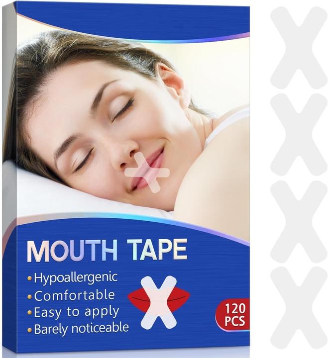 Swissdetector Mouth Tape - Hypoallergenes Klebeband - 120Stk (Hygieneprodukt)