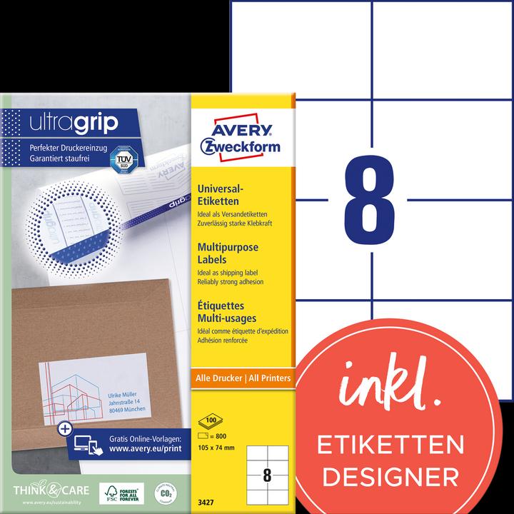 Produktbild Avery Universal-Etiketten