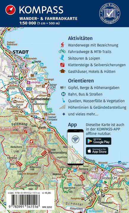 Produktbild Wanderkarten-Set 2202 Luxemburg (2 Karten) 1:50.000