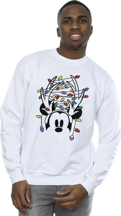 Produktbild Disney Mickey Mouse Christmas Head Lights Sweatshirt (L)