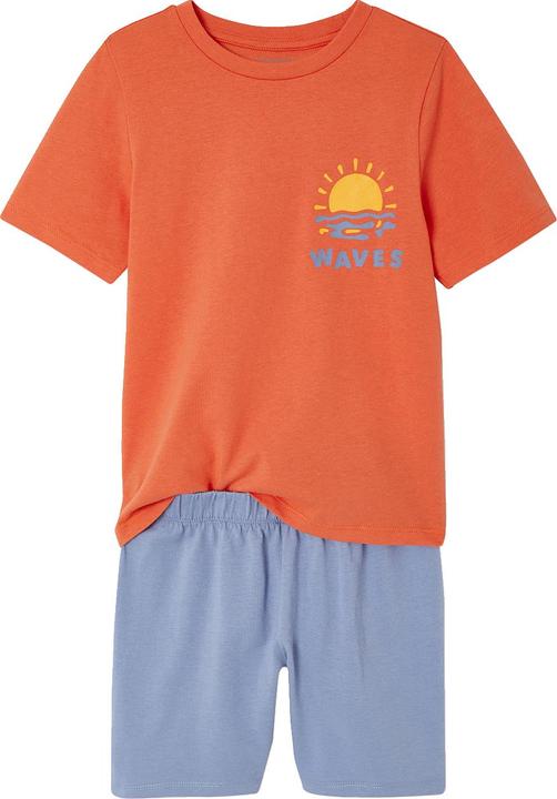 Actual product image Vertbaudet 3er-Pack Jungen Sommer-Schlafanzüge mit Surfer-Prints und Recycling-Baumwolle (110)