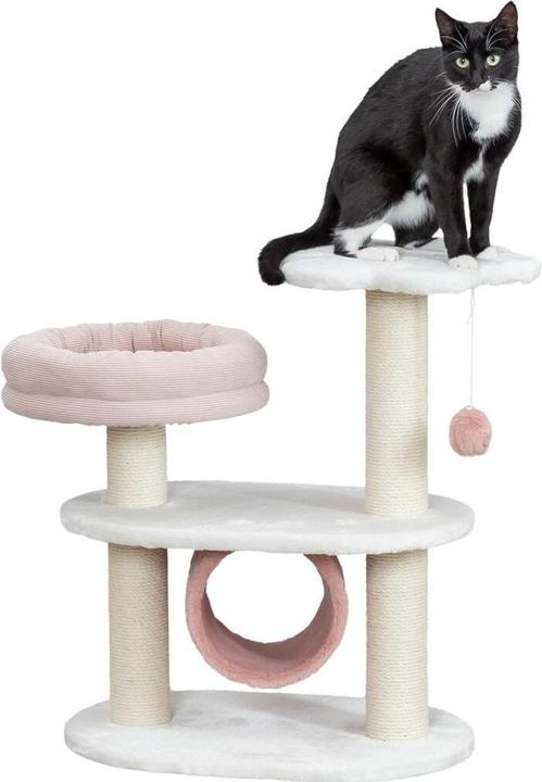 Image du produit Trixie Arbre à chat Isabella, 70 cm vieux rose/blanc (70 cm, Rose sombre, Blanc)