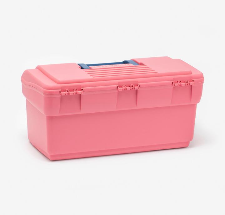 Image du produit Fouganza Mallette de pansage équitation 300 rose/bleu