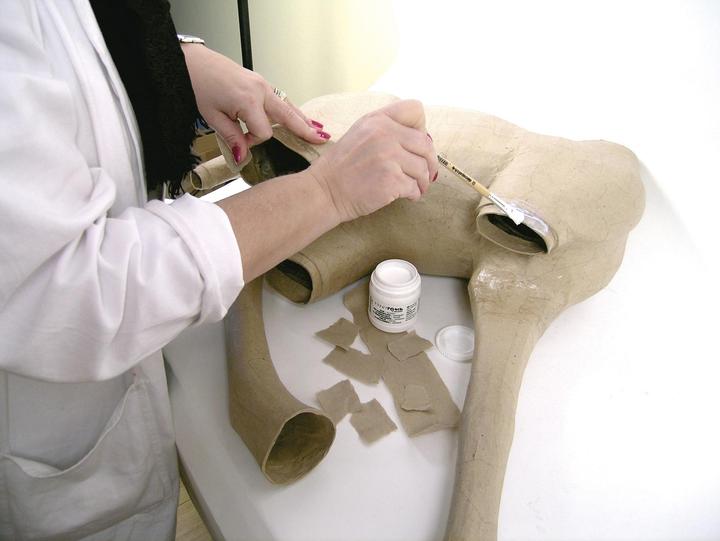 Actual product image Décopatch Cardboard figures 160 x 80 x 35 cm Giraffe XXL
