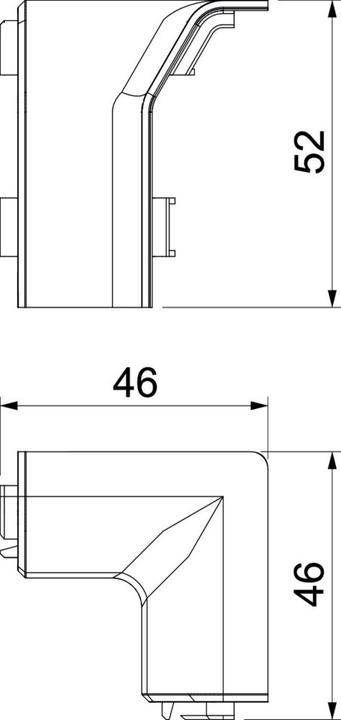 Productafbeelding Rehau SL binnenhoek (2 cm)