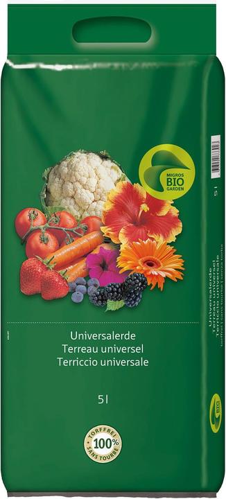 Actual product image Migros-Bio Garden Universal soil (5 l, Soil without peat)
