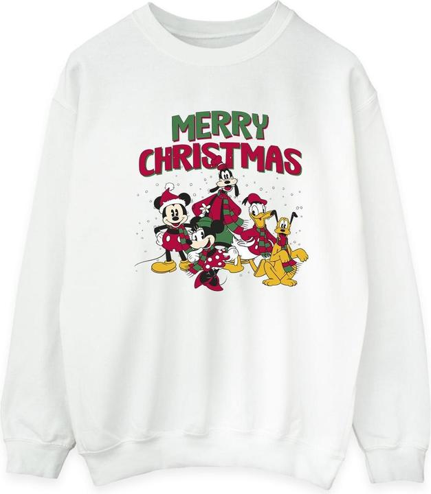Disney Mickey Mouse Merry Christmas Characters Sweatshirt