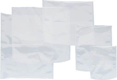 Actual product image Papstar Vacuum bag, dimensions: (W)130 x (H)200 mm transparent sealed edge bags, thickness: 90 my (100 x)