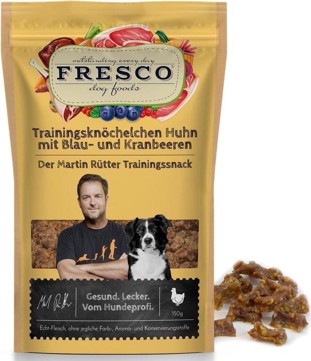 Fresco Martin Rütter Training Knuckles Pollo e mirtilli, 150 g (Adulto, 1 pz., 180 g)