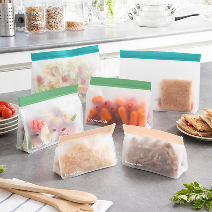 Produktbild InnovaGoods 6x verschliessbare hermetische Beutel (6 x)