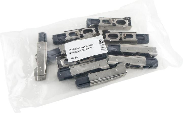 Produktbild Vasalat BLUM Aufsteckteil BLUMOTION Clip Top Scharnier Eckanschlag 10 Stück