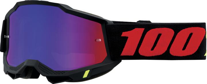 Image du produit 100% Goggles Accuri 2 Morphuis -Mirror Red-Lens Blue (Noir Rouge, Miroir Rouge)