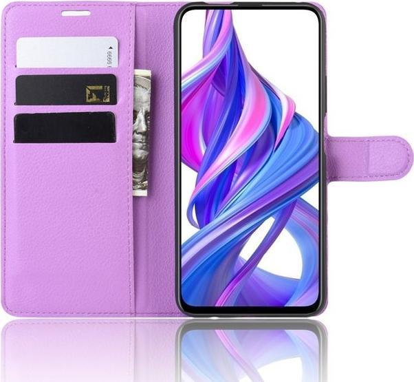 Actual product image MU Classic Litchi Leather Bookcover Series (Honor 9X)