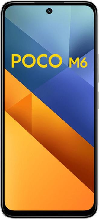 Actual product image Xiaomi Poco M6 EU (128 GB, Silver, 6.79", Dual SIM, 108 Mpx, 4G)