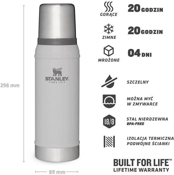 Actual product image Stanley 1913 Classic Bottle S 0,75 L Ash (0.75 l)