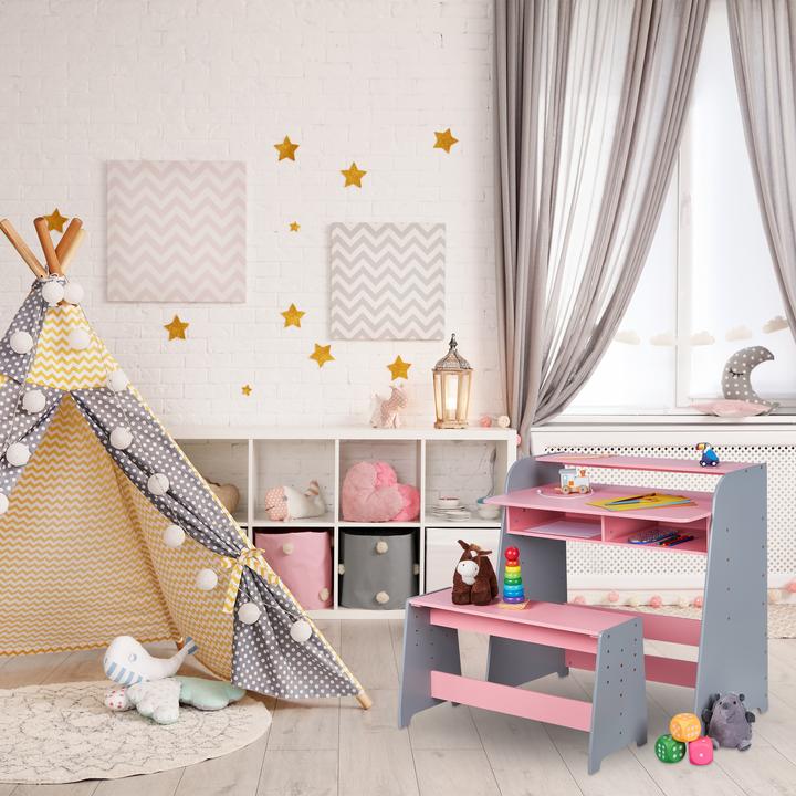 Immagine prodotto Relaxdays Tavolo per bambini da 2 pezzi (Tavolo per bambini)