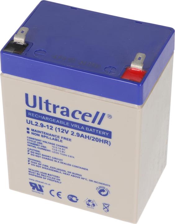 Actual product image Ultracell Battery UL2.9-12 (12 V, 2.90 Ah)