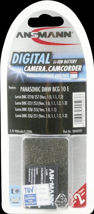 Produktbild Ansmann A-Pan DMW-BCG10 (Kamera Akku)