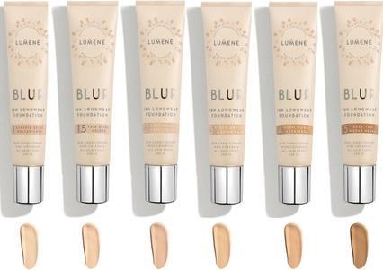 Lumene Blur 16h Longwear Foundation with SPF15 High Coverage Makeup 30ml/1.0oz