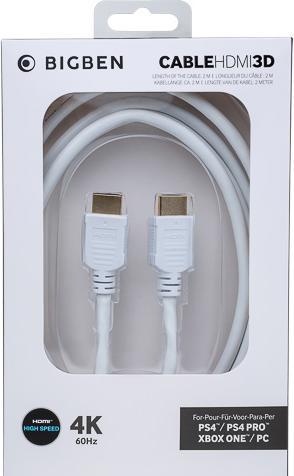 Immagine prodotto Bigben Cavo HDMI 2.0a da 2 m (PS4, PS5, Xbox Series X, PC, Xbox One S)