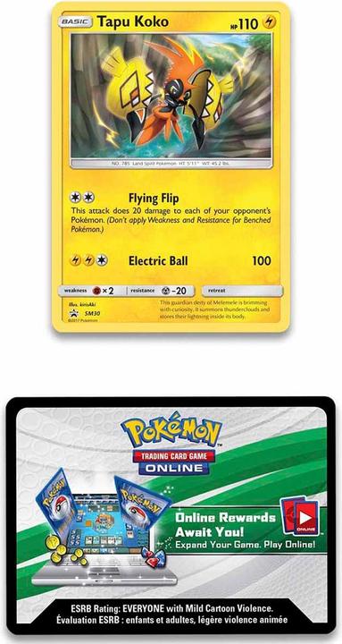 Produktbild Pokémon Tapu Koko Collection Box (Englisch, Box Set & Collection)