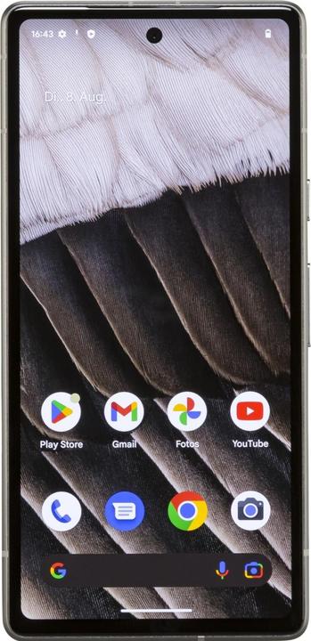 Produktbild Google Pixel 7a (128 GB, Snow, 6.10", SIM + eSIM, 64 Mpx, 5G)